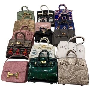 Miniature‎ Unbranded Handbags Lot Collection Micro Bag Charm Accessories